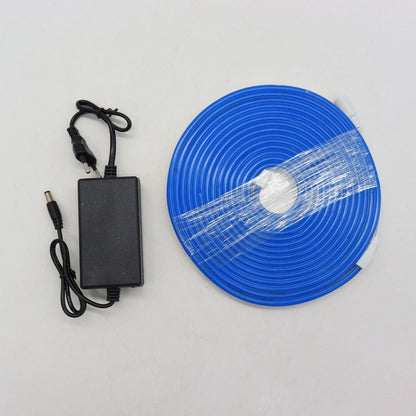 Стрічка силіконова 5 м, LED NEON 12V-220V, Синя / Гнучка світлодіодна стрічка / Неонова стрічка