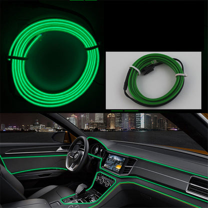 Стрічка силіконова 5 м, LED NEON 12V-220V, Зелена / Гнучка, світлодіодна стрічка