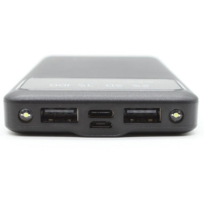 Павербанк 20000 мАг (2хUSB) зі швидкою зарядкою P-20, Чорний / Power Bank / Зовнішній акумулятор