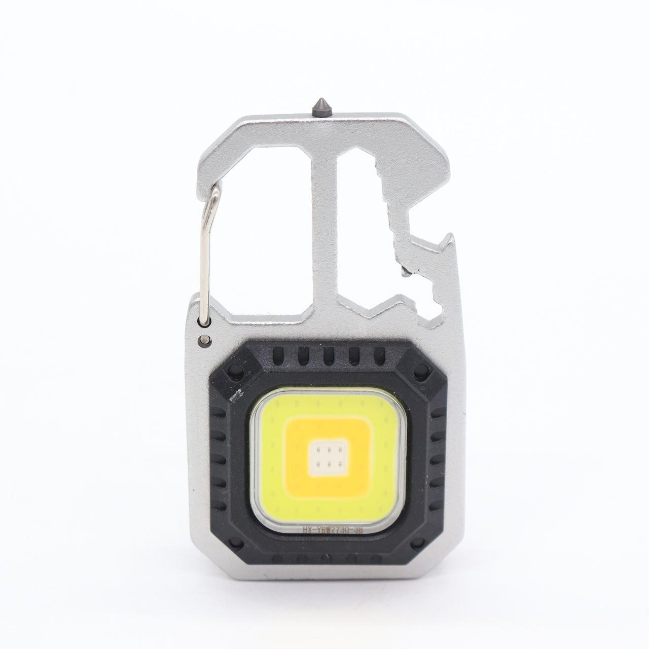 Ліхтарик брелок, з викруткою, на рюкзак, Type-C, W5138 / Міні-ліхтарик акумуляторний / Ліхтар з карабіном