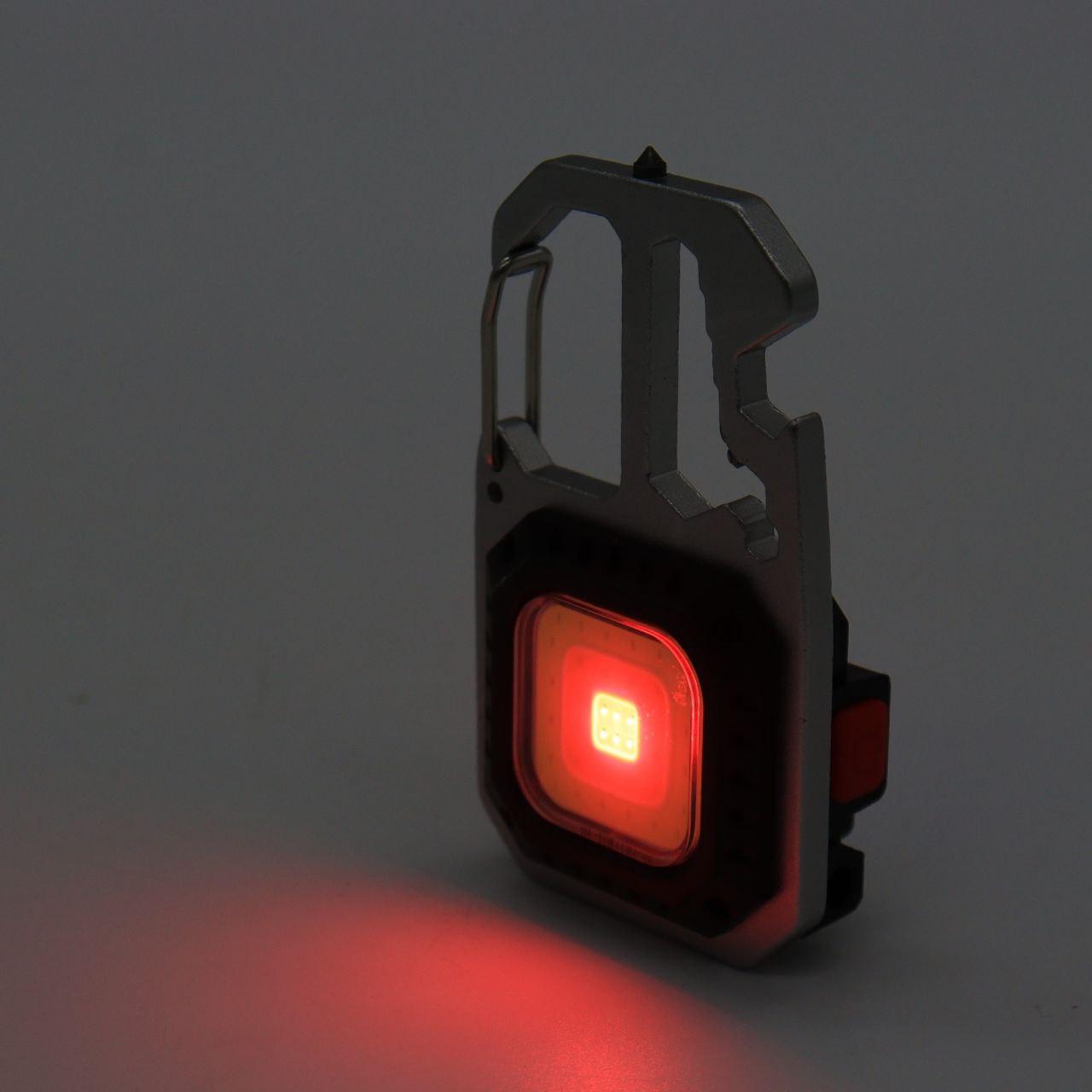 Ліхтарик брелок, з викруткою, на рюкзак, Type-C, W5138 / Міні-ліхтарик акумуляторний / Ліхтар з карабіном