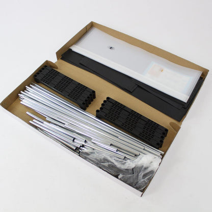 Вішалка підлогова з полицею для взуття, 180х62х28см, Dx6205hb, Чорний з білим / Стійка для одягу / Гардеробна вішалка