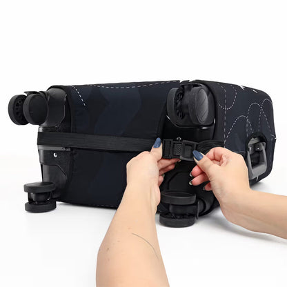 Чохол для валізи, розмір M (22-25") / Чохол для багажу / Чохол для валізи від подряпин і потертостей