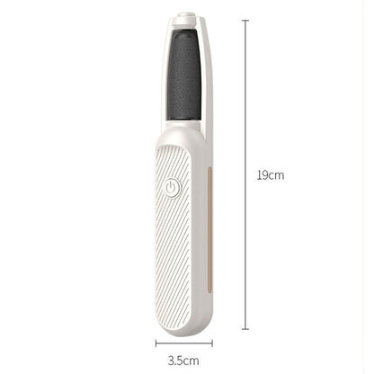 Електрична пемза для ніг + 2 насадки, з USB / Акумуляторна роликова пилка для стоп