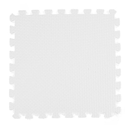 Килимок-пазл з плюшевим покриттям, 10 деталей (30х30см), Сірий / М'який пазл для підлоги / Дитячий килимок-пазл