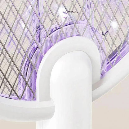 Електрична мухобійка на акумуляторі LY-474 / Пастка для комарів та для мух / Електромухобійка / Знищувач комах