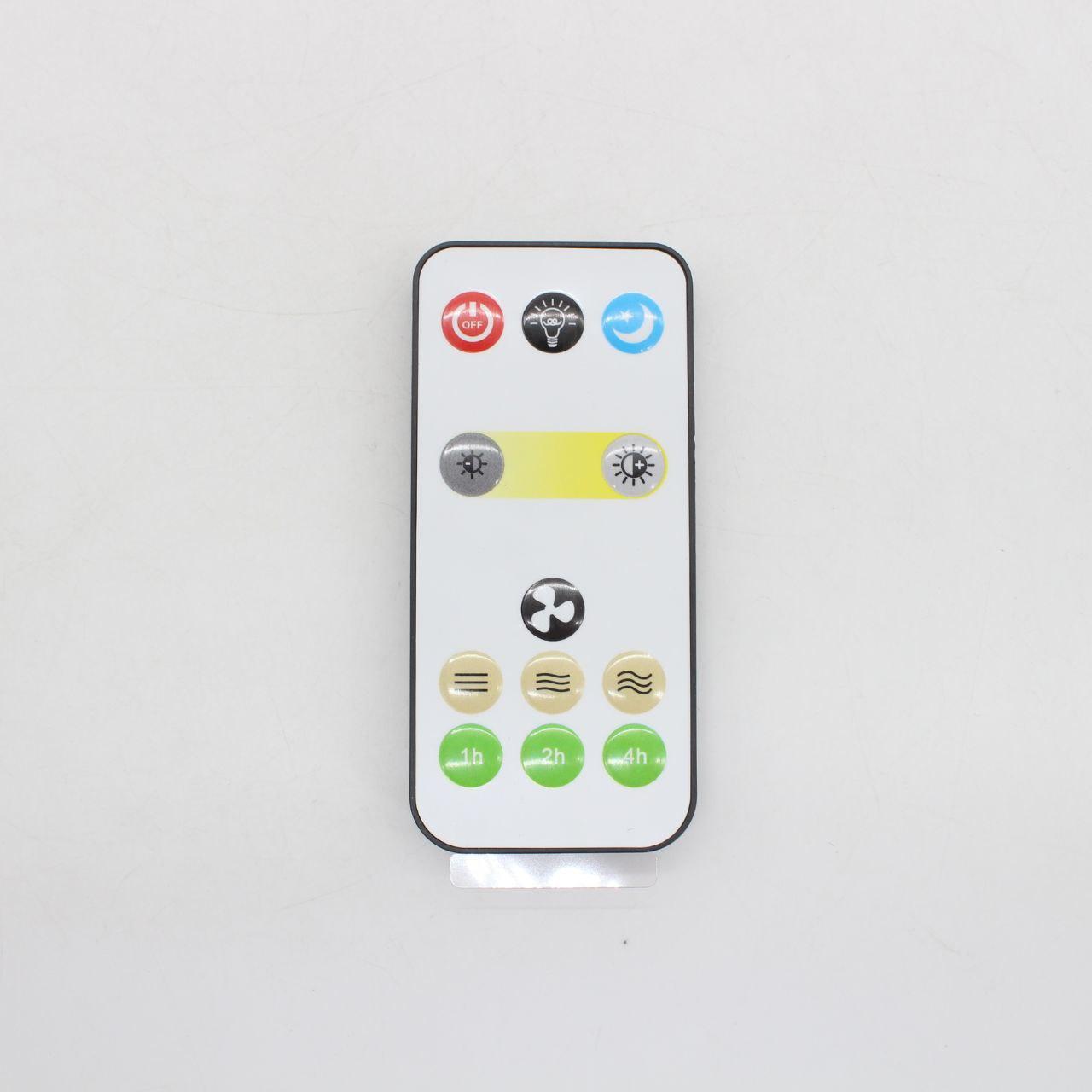 Лампа-вентилятор в патрон Е27 + пульт, CHP-006, Біла / LED люстра з вентилятором / Стельовий лед вентилятор