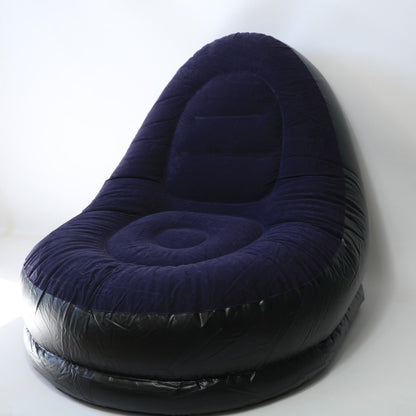 Надувний диван з пуфом Air Sofa - 116х98х83см, Фіолетовий / Надувне крісло з пуфом