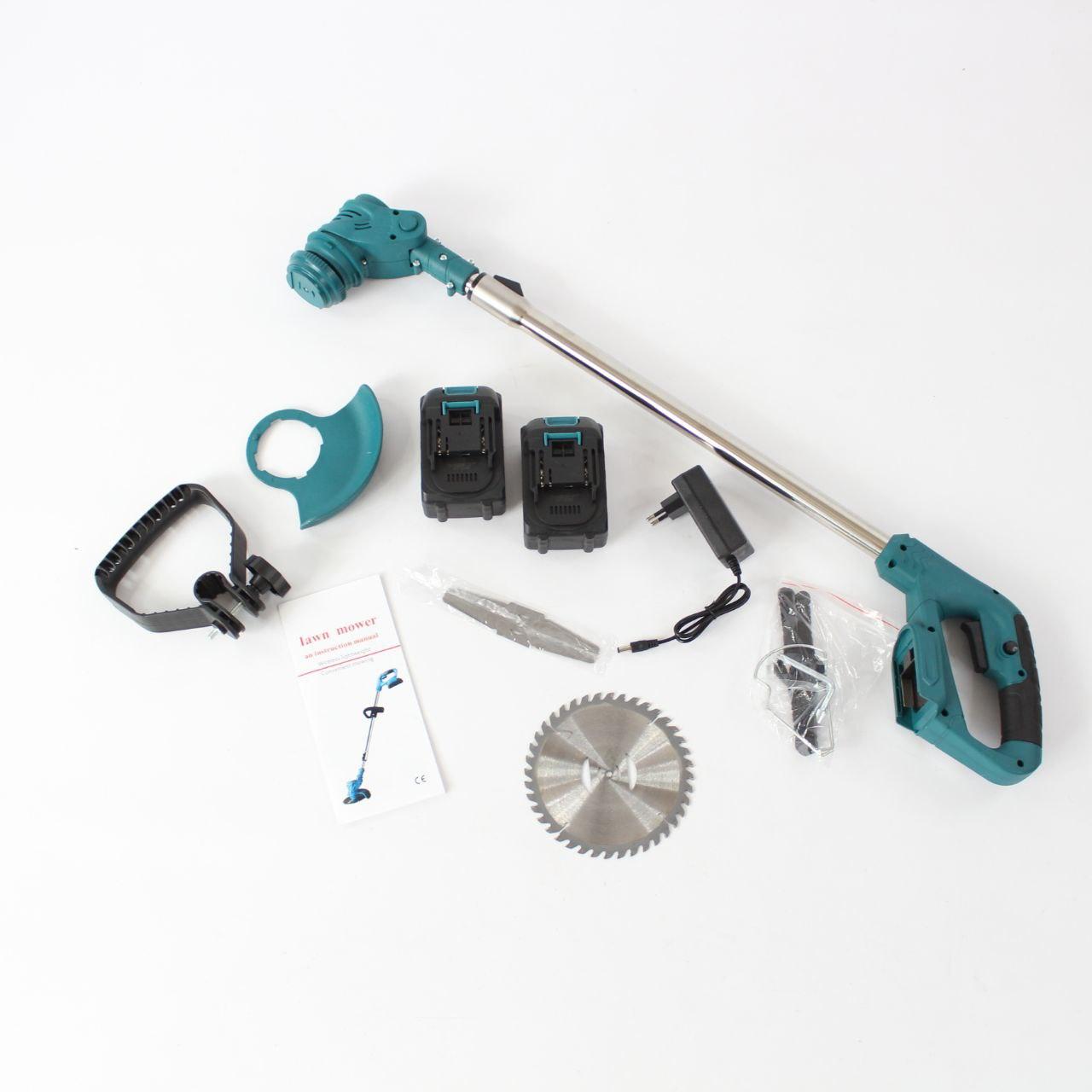 Ручний акумуляторний тример для трави, 21В, 10000об/хв, MK-150B / Акумуляторна коса / Газонокосарка