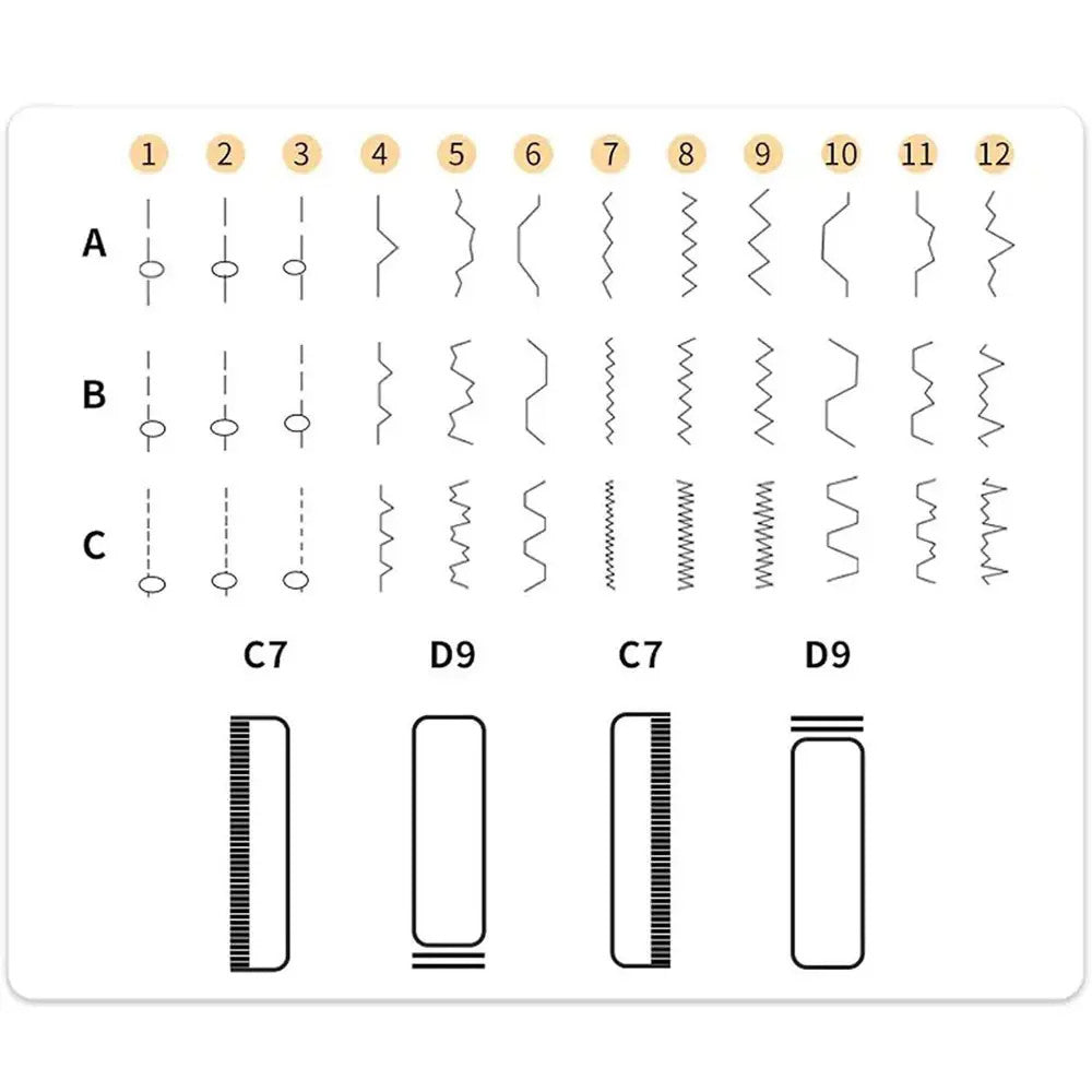Домашня швейна машинка з педаллю від мережі YASM-825 / Міні-швейна машинка з оверлочним рядком