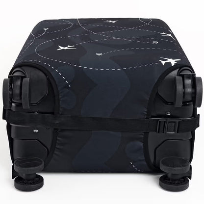 Чохол для валізи, розмір M (22-25") / Чохол для багажу / Чохол для валізи від подряпин і потертостей