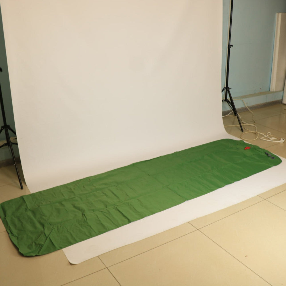 Надувний каремат з подушкою та вбудованим насосом, 225х70см, Зелений / Туристичний каремат / Надувний килимок