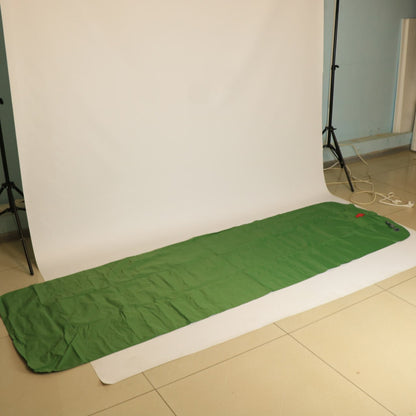 Надувний каремат з подушкою та вбудованим насосом, 225х70см, Зелений / Туристичний каремат / Надувний килимок