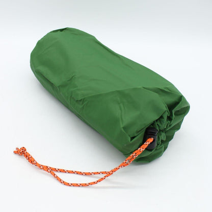Надувний каремат з подушкою та вбудованим насосом, 225х70см, Зелений / Туристичний каремат / Надувний килимок