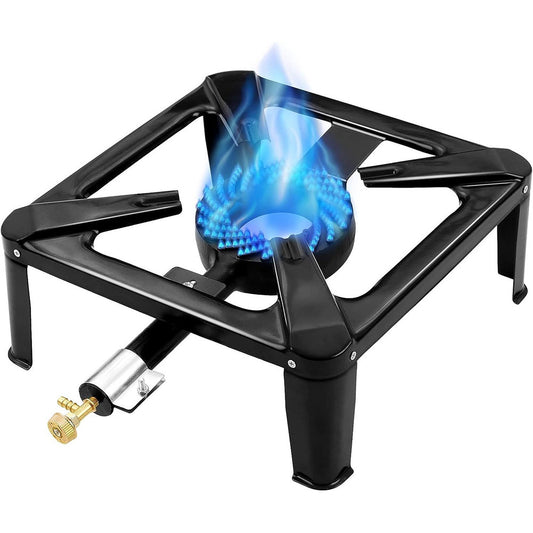 Газова плита на 1 конфорку, 40x40 см / Туристична плита / Настільна плита для кемпінгу