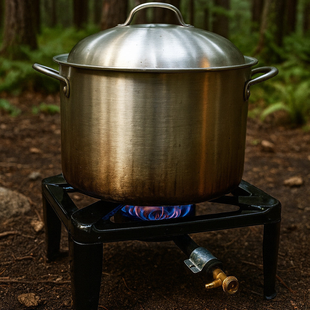 Газова плита на 1 конфорку, 40x40 см / Туристична плита / Настільна плита для кемпінгу