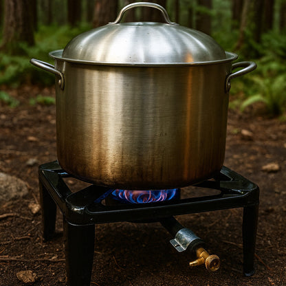 Газова плита на 1 конфорку, 40x40 см / Туристична плита / Настільна плита для кемпінгу