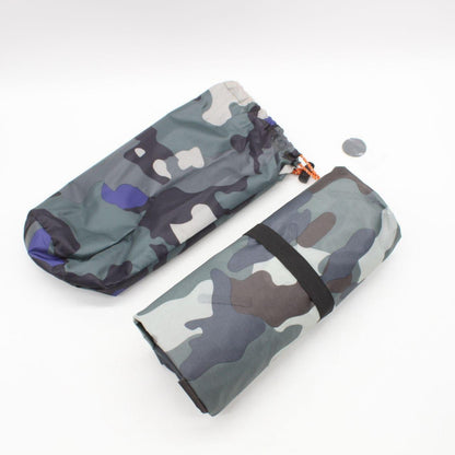 Надувний каремат з подушкою та вбудованим насосом, 225х70см, Камуфляж / Туристичний каремат / Надувний килимок