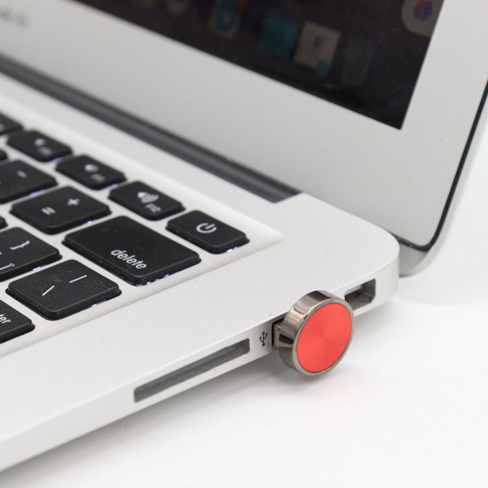 Флешка на 64GB, USB 2,0, Jaster, Червона / Флешка міні кнопка / USB накопичувач для ПК / Металева флешка