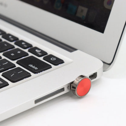 Флешка на 64GB, USB 2,0, Jaster, Червона / Флешка міні кнопка / USB накопичувач для ПК / Металева флешка