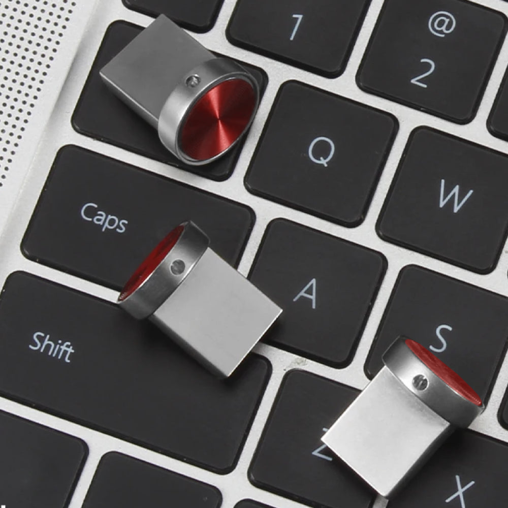 Флешка на 64GB, USB 2,0, Jaster, Червона / Флешка міні кнопка / USB накопичувач для ПК / Металева флешка