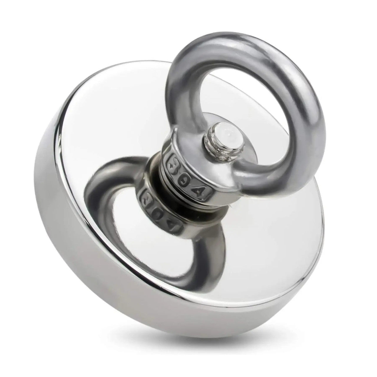 Неодимовий магніт 90мм - 350кг у корпусі із зовнішнім кільцем / Пошуковий магніт / Магніт для пошуків металу