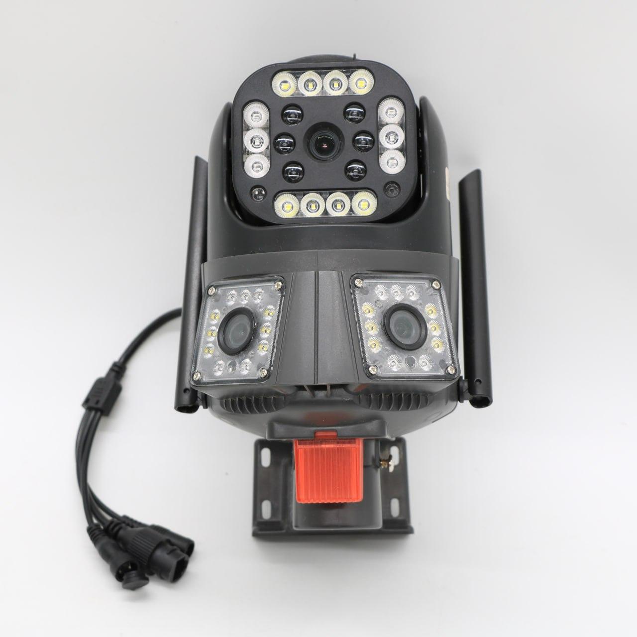 Вулична WIFI камера відеоспостереження 4Мп, з LED та ІЧ підсвічуванням, Wonsdar PW12-5K / Бездротова IP відеокамера