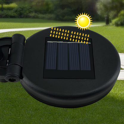 Садовий світильник на сонячній батареї 42,5 см, Соняшник, 1шт / Газонний світильник / Вуличний ліхтар у грунт