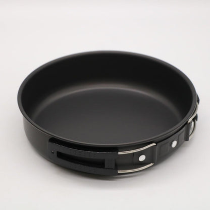 Набір туристичного посуду (каструля, сковорода, чайник) GL-C31 / Похідний набір посуду для кемпінгу