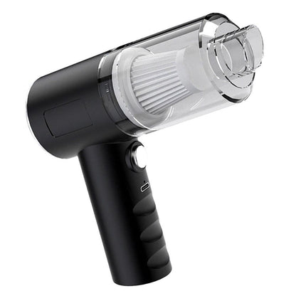 Автомобільний пилосос 120W + 3 насадки, від USB, AS-228 / Акумуляторний пилосос для машини / Бездротовий пилосос