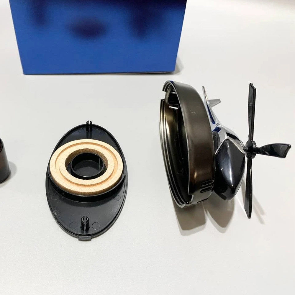 Автомобільний ароматизатор Вертоліт з роздувом на сонячній панелі, Чорний / Пахучка в авто / Ароматизатор в машину