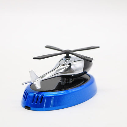 Автомобільний ароматизатор із сонячною панеллю Вертоліт, Синій / Пахучка в авто / Ароматизатор в машину