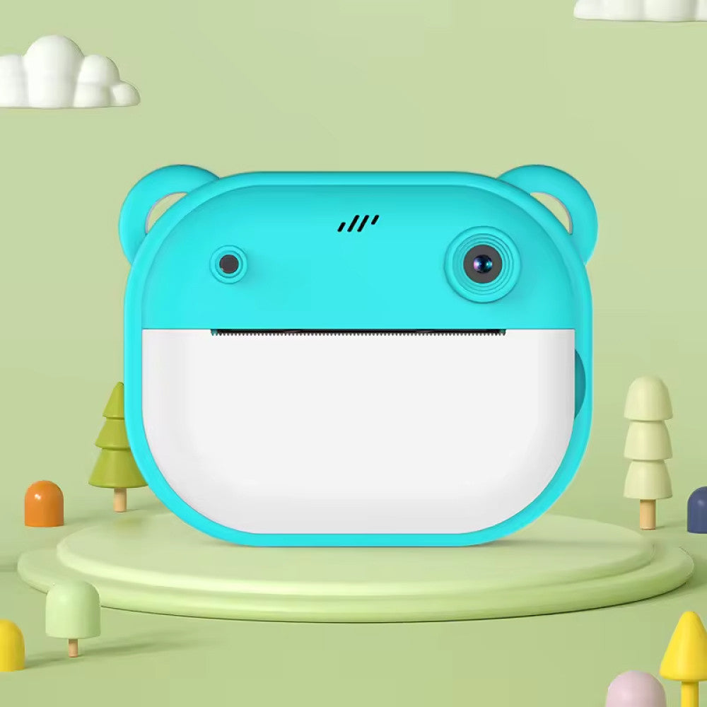 Дитяча камера миттєвого друку + 1 термопапір, Зелений / Дитяча цифрова фотокамера / Дитячий цифровий фотоапарат