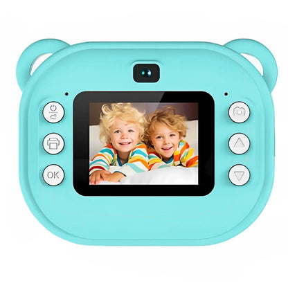 Дитяча камера миттєвого друку + 1 термопапір, Зелений / Дитяча цифрова фотокамера / Дитячий цифровий фотоапарат