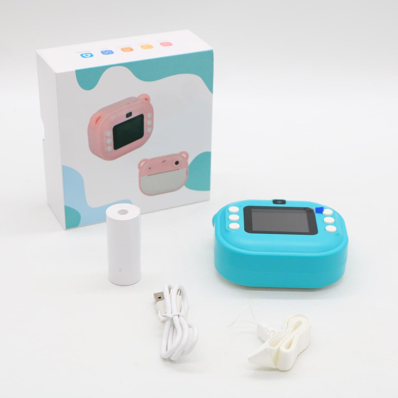 Дитяча камера миттєвого друку + 1 термопапір, Зелений / Дитяча цифрова фотокамера / Дитячий цифровий фотоапарат