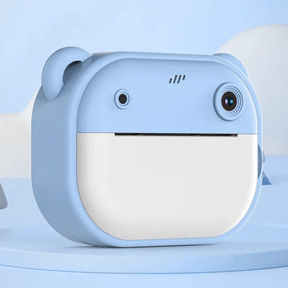 Дитяча камера миттєвого друку + 1 термопапір, Синій / Дитяча цифрова фотокамера / Дитячий цифровий фотоапарат