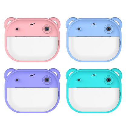 Дитяча камера миттєвого друку + 1 термопапір, Фіолетовий / Дитяча цифрова фотокамера / Дитячий цифровий фотоапарат