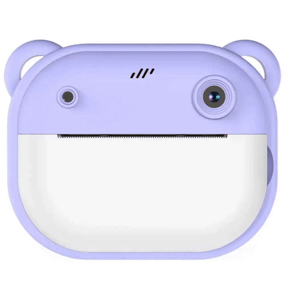 Дитяча камера миттєвого друку + 1 термопапір, Фіолетовий / Дитяча цифрова фотокамера / Дитячий цифровий фотоапарат