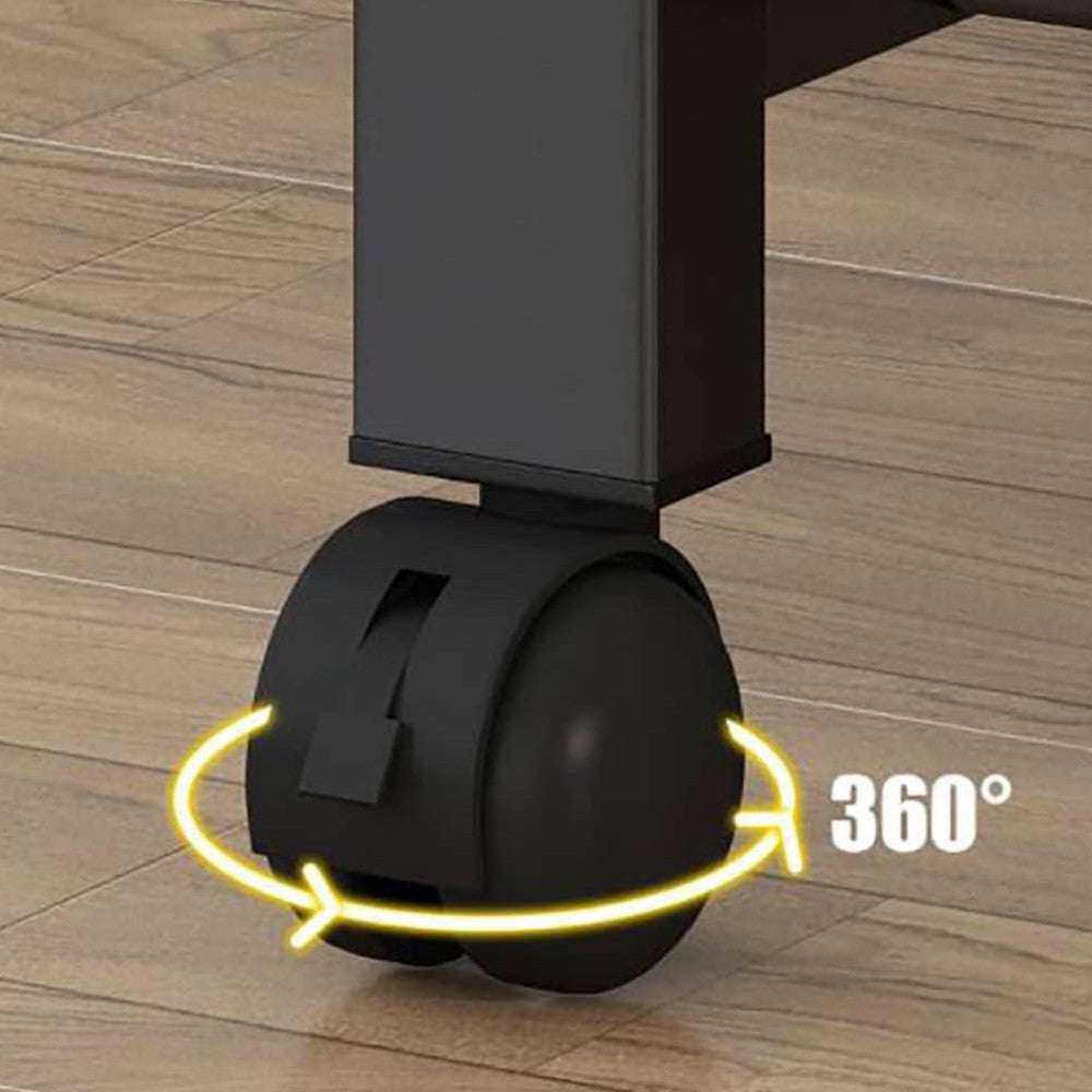 Подвійна вішалка для одягу на 3 полиці (98х58х164см) / Підлогова стійка для речей / Стійка-вішалка в передпокій