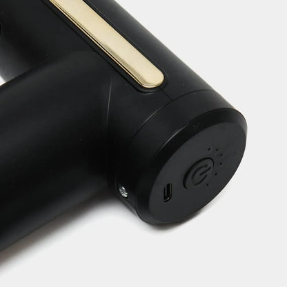 Ручний масажер перкусійний + 4 насадки, з USB, Gun Massager / Портативний масажер / Вібромасажер для тіла