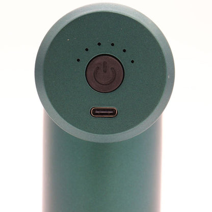 Ручний масажер перкусійний + 4 насадки, з USB, Gun Massager, Зелений / Портативний масажер / Вібромасажер для тіла