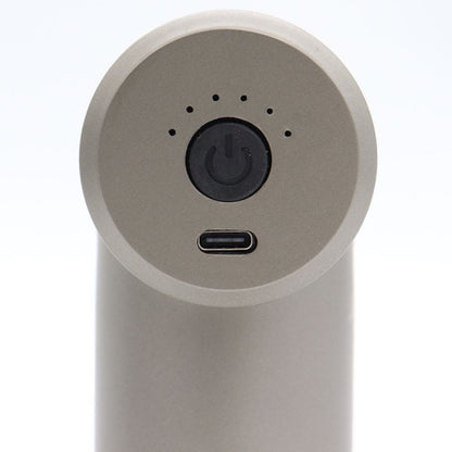 Ручний масажер перкусійний + 4 насадки, з USB, Gun Massager, Сірий / Портативний масажер / Вібромасажер для тіла