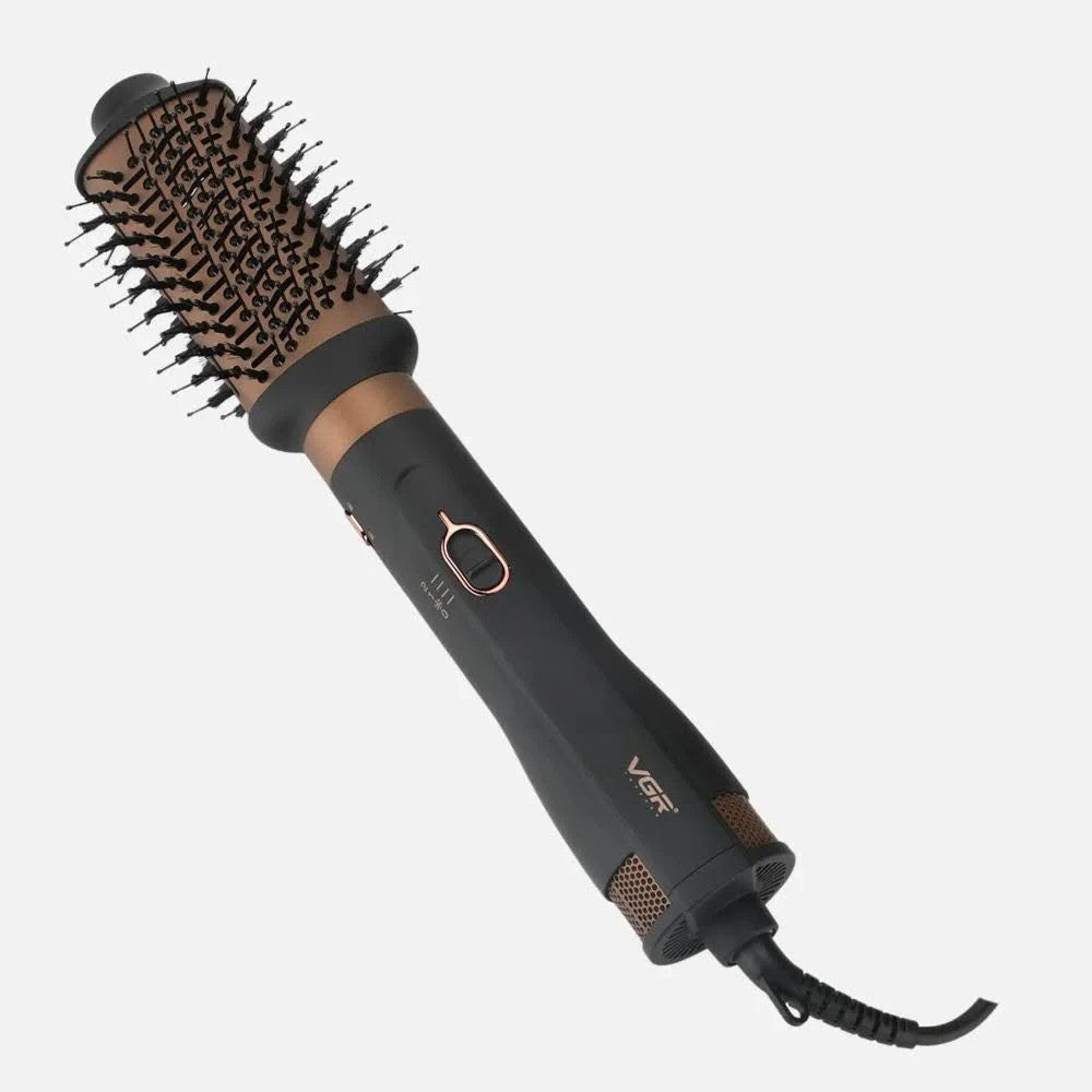 Фен стайлер для укладки волос 6в1, 1000Вт + 6 насадок, от сети, VGR V-491 / Фен-щетка для завивки волос