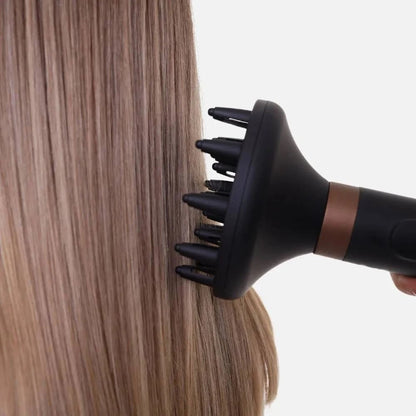 Фен стайлер для укладки волос 6в1, 1000Вт + 6 насадок, от сети, VGR V-491 / Фен-щетка для завивки волос