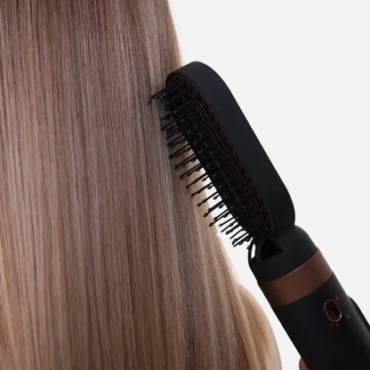 Фен стайлер для укладки волос 6в1, 1000Вт + 6 насадок, от сети, VGR V-491 / Фен-щетка для завивки волос