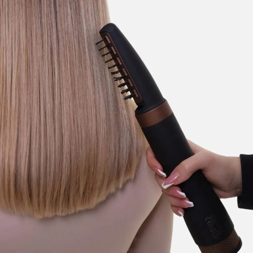 Фен стайлер для укладки волос 6в1, 1000Вт + 6 насадок, от сети, VGR V-491 / Фен-щетка для завивки волос