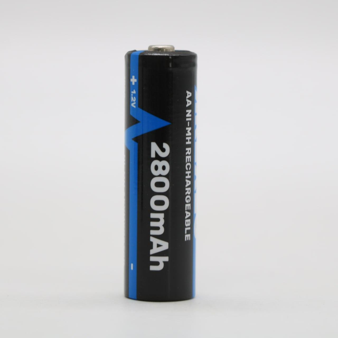 Акумулятор пальчиковий АА, 2800mAh, 1,2v (1 шт) Arexes / Батарейка акумуляторна / Батарейка АА