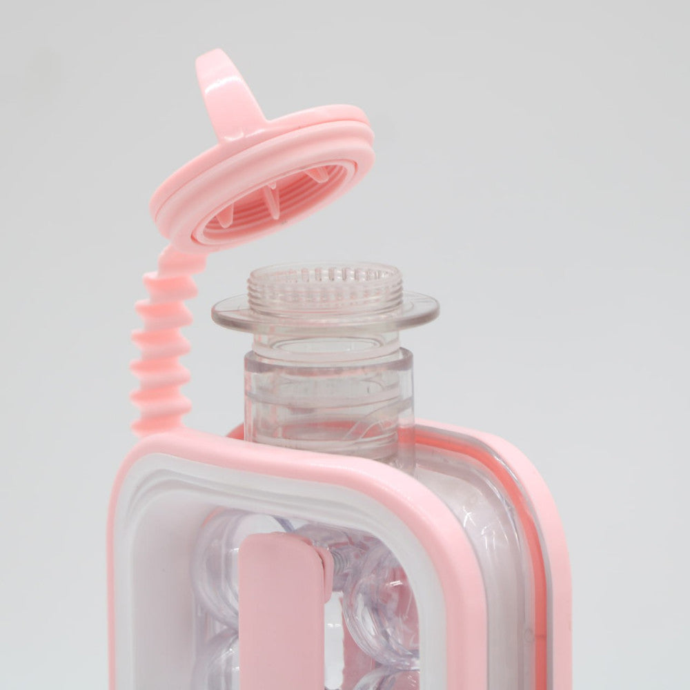 Силіконова форма для льоду на 17 кульок ICE CUBE TRAY, Рожевий / Форма для круглого льоду / Пляшка для льоду