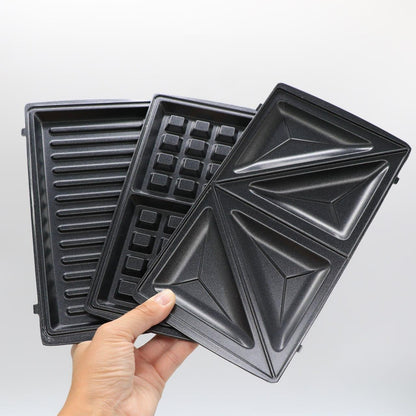 Сендвічниця 4в1 зі змінними формами, 2200Вт, OP-908 / Мультимейкер / Бутербродниця / Гриль електричний