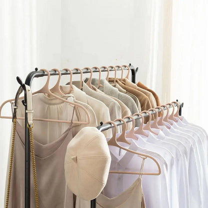 Підлогова вішалка для одягу, 143х96х42 см / Подвійна стійка для одягу / Вішалка з полицею для взуття